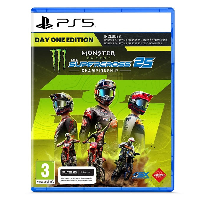 Monster Energy Supercross 25 Day One Edition PS5 Spiel EU ITA Playstation 5