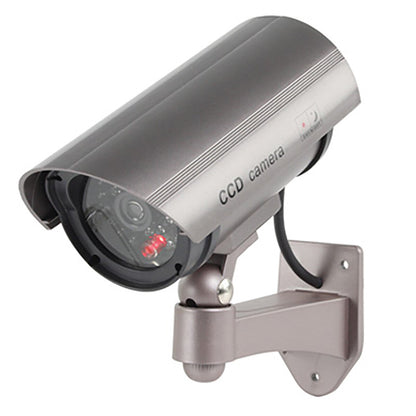 TELECAMERA FINTA DOME DUMMY CON LED IR LAMPEGGIANTE CAMERA VIDEOSORVEGLIANZA