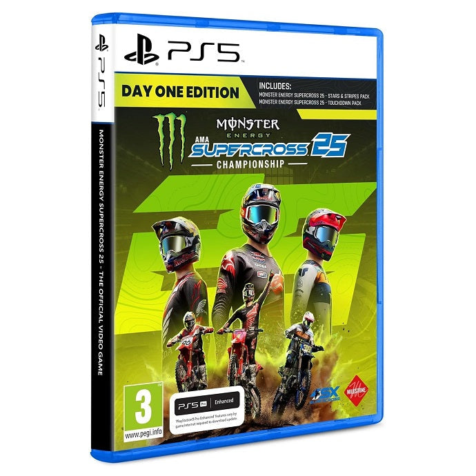 Monster Energy Supercross 25 Day One Edition PS5 Spiel EU ITA Playstation 5