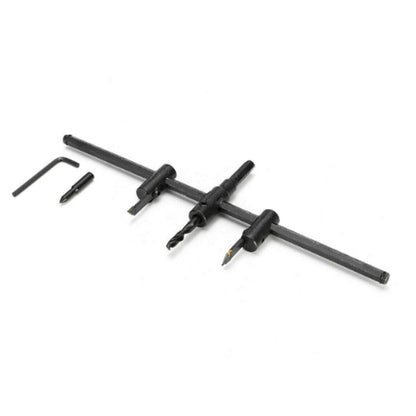 PUNTA TRAPANO TAGLIERINA CIRCOLARE GUIDA REGOLABILE TAGLIO FORO CARTONGESSO 30CM