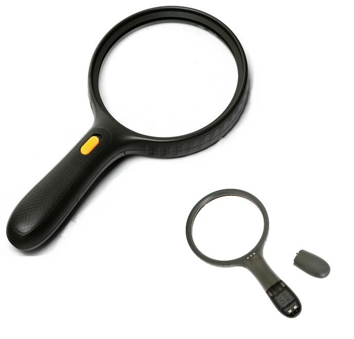 LENTE INGRANDIMENTO DA LETTURA 3 LED LUCE 1.8X 5X LENTE SUPPLEMENTARE AOYU