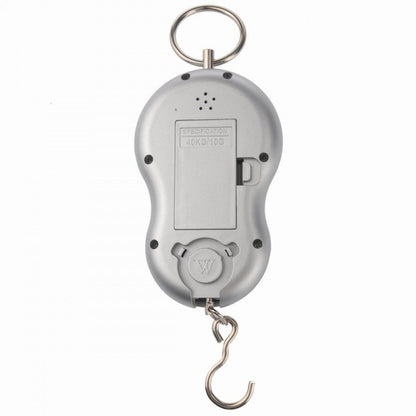 BILANCIA BILANCINO PORTATILE ELETTRONICA CON GANCIO PESCA CACCIA VALIGIE 40 Kg.