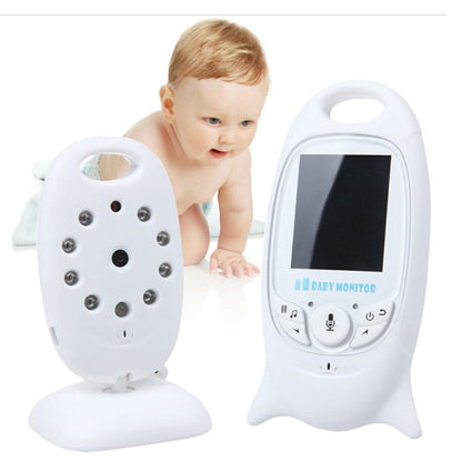 VIDEO BABY MONITOR AUDIO WIRELESS SENZA FILI COLORI LCD LED CONTROLLO NEONATO