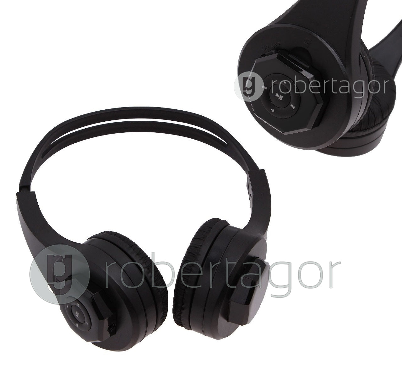 CUFFIE STEREO AUDIO AURICOLARI RICARICABILE MICROSD TF smartphon IPHONE SAMSUNG