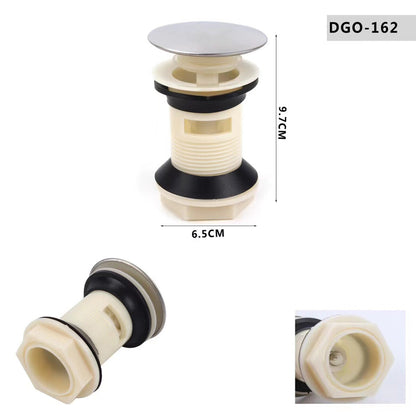 PILETTA SCARICO CLICK CLACK TAPPO UNIVERSALE LAVABO LAVELLO BIDET 1/4" DGO-162