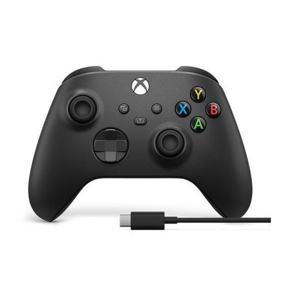 Microsoft Xbox Series X/S Controller Carbon Black Schwarz Wireless + USB-C-Kabel