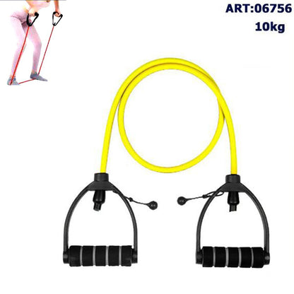BANDA DI RESISTENZA FASCIA ELASTICA ESTENSORE CORDA FITNESS PILATES YOGA 10KG +