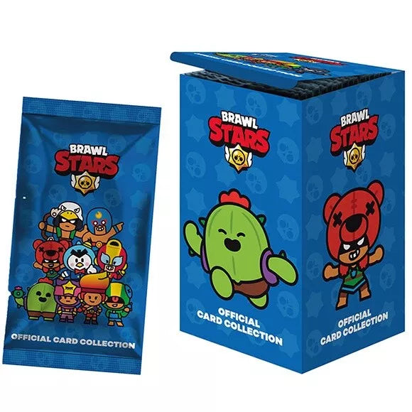 Brawl Stars 1 Tüte mit 5 Karten des Videospiels für Kinder, neue Kollektion 2024