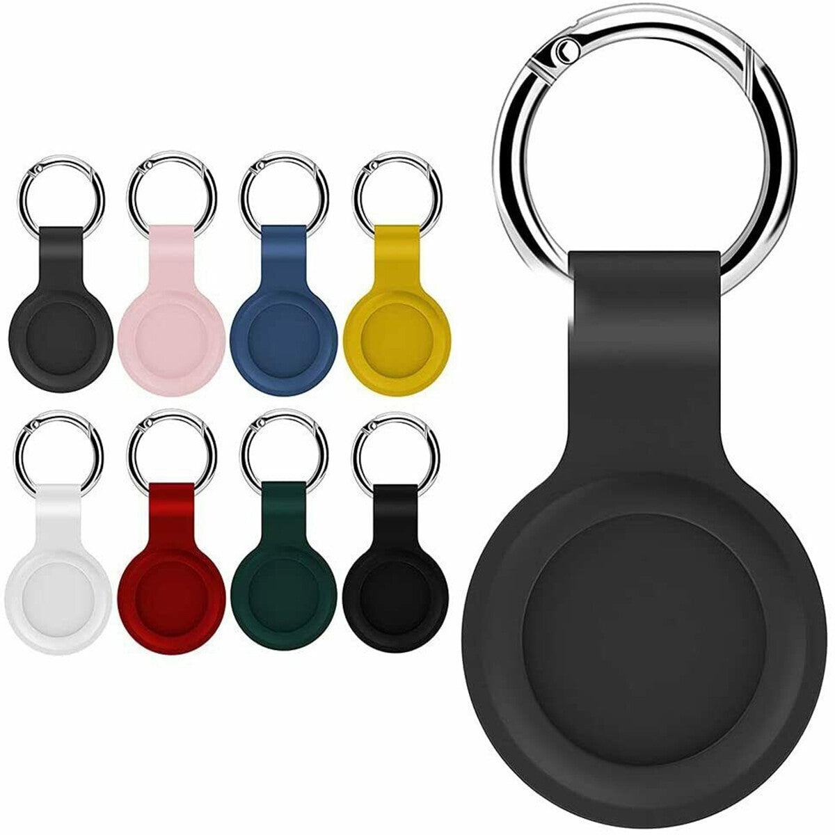 PORTACHIAVI CIONDOLO PER TAG CUSTODIA PROTETTIVA IN SILICONE CELLULARI PERSONE