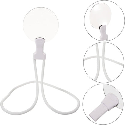 LENTE DI INGRANDIMENTO COLLO MANI LIBERE FLESSIBILE 5X REGOLABILE RICAMO