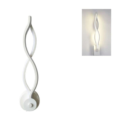 APPLIQUE LAMPADA PER INTERNO MODERNA DA PARETE MURO 12W LUCE NATURALE SJ-092*