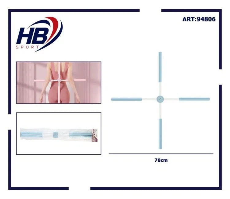 Yoga Stick Haltungskorrektur Hilfsmittel Rückenhaltung Korrektur Wirbelsäule Blau