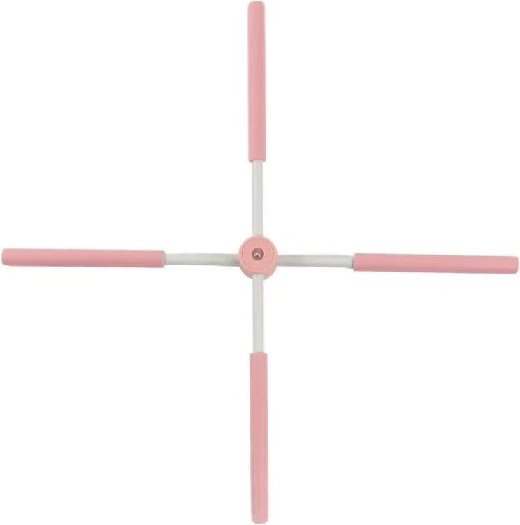 Bastone Correttore Posturale Yoga Stick Attrezzo Postura Colonna Fascia Schiena Rosa