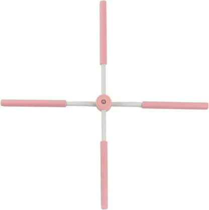 Bastone Correttore Posturale Yoga Stick Attrezzo Postura Colonna Fascia Schiena Rosa