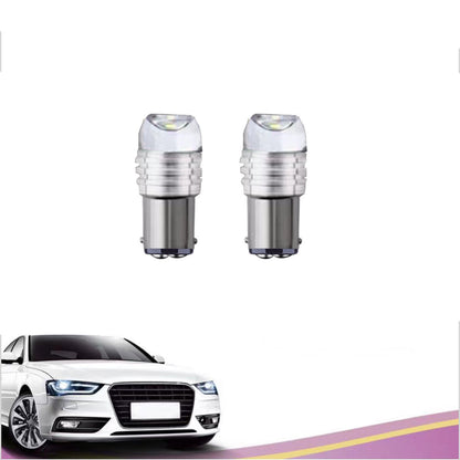 COPPIA LAMPADINE 3 LED SMD 1157 AUTO LUCE 6000K 1.5W LAMPADINA BIANCA 12V 02746