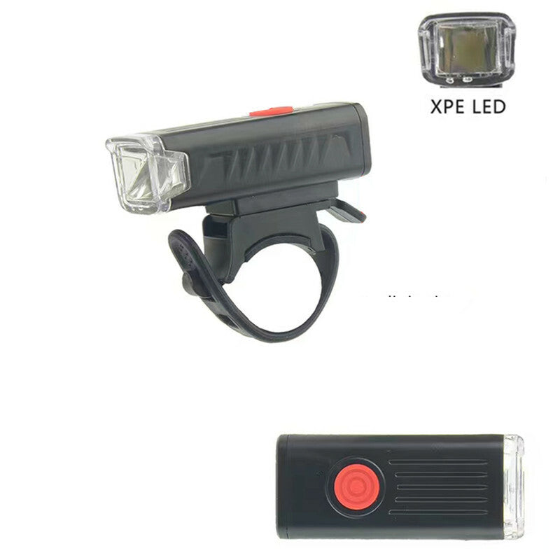 LUCE ANTERIORE LED RICARICABILE BICI TORCIA USB MONOPATTINO BICICLETTA TE-B0436