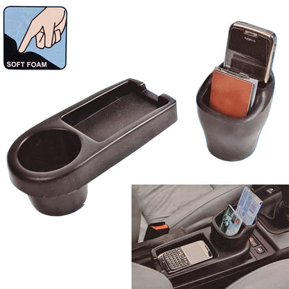 ORGAZZINATORE AUTO LATERALE PORTA OGGETTI SEDILE SVUOTATASCA BICCHIERE SOFT FOAM