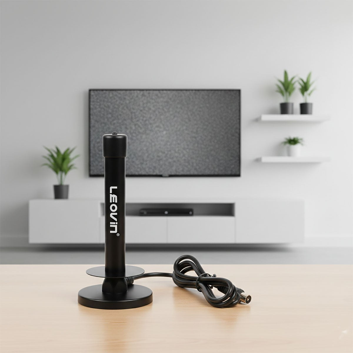 ANTENNA TV DIGITALE CALAMITA PORTATILE AMPLIFICATA DVB-T 25DB AUTO CAMPER CASA