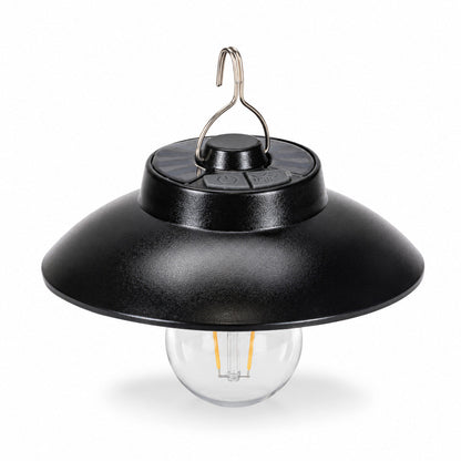 LAMPADA CAMPEGGIO LED RICARICABILE SOLARE CON GANCIO LUCE CALDA 3000K TE-B0627
