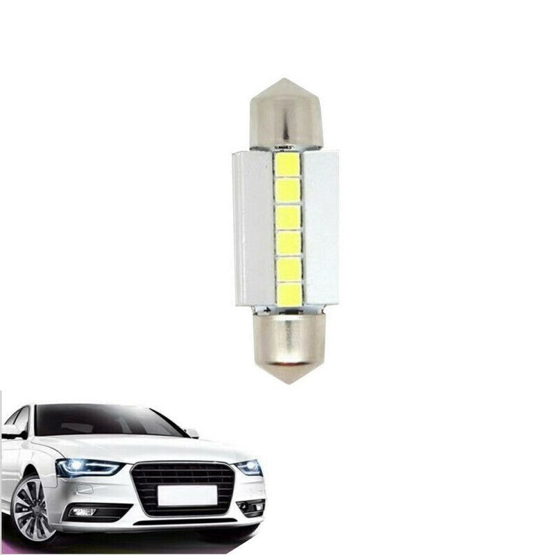 LAMPADINA 6 LED SMD 3030 SV8.5 AUTO 6000K CANBUS 2.4W 12V CA-02734