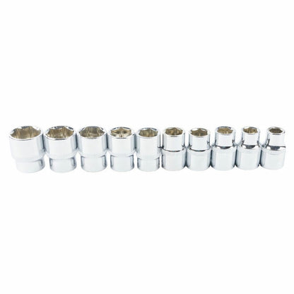 12 CHIAVI BUSSOLA ESAGONALI 1/2 CRICCHETTO PROLUNGA BUSSOLE REVERSIBILE 8-24MM
