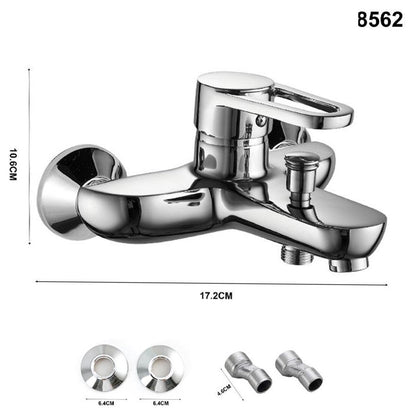 RUBINETTO MISCELATORE CROMATO CASA VASCA LAVABO LAVANDINO KIT MONTAGGIO 8562*