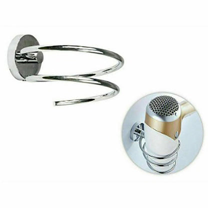 SUPPORTO BAGNO PORTA ASCIUGACAPELLI PHON DA PARETE CASA HOTEL CROMATO DGO-01913