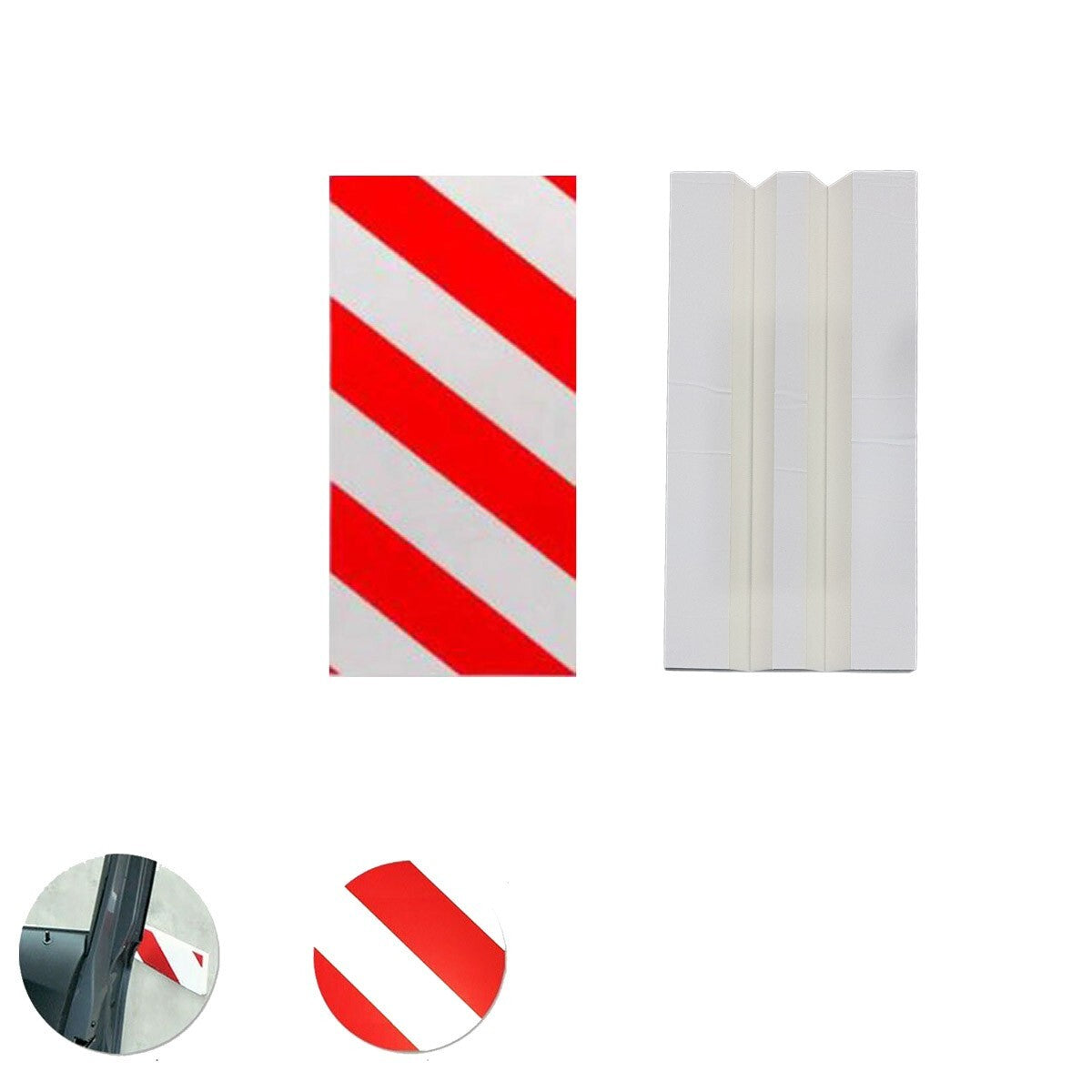 PANNELLO ADESIVO ANTIURTO GARAGE BOX PROTEZIONE PARAURTI COLPI AUTO 20X38X2MM