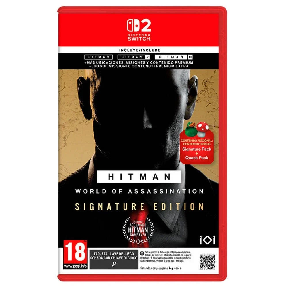 Hitman World of Assassination Signature Edition Nintendo Switch 2 Ita Nuovo