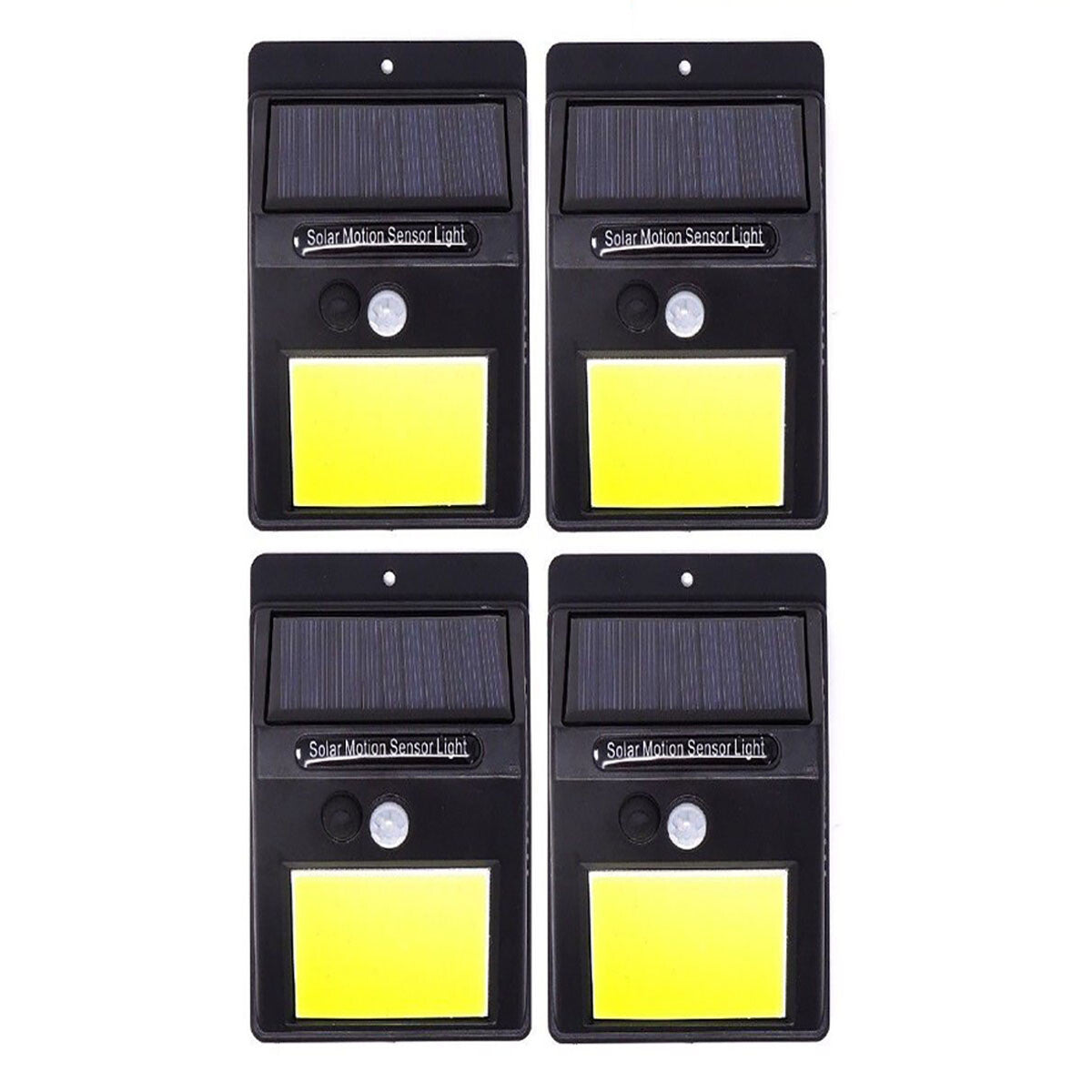 LAMPADA FARO LUCE FARETTO ESTERNO ENERGIA SOLARE 48 LED SENSORE MOVIMENTO