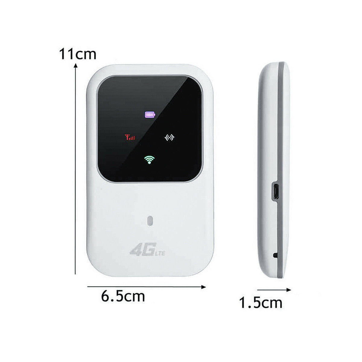 MINI ROUTER WIFI MODEM PORTATILE 3G 4G LTE HOTSPOT WIRELESS RICARICABILE M80