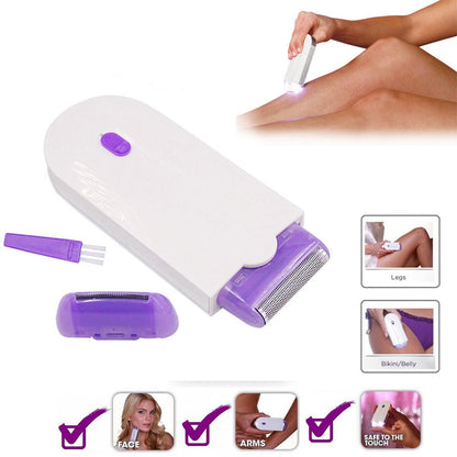 RASOIO DONNA DEPILATORE PELI GAMBE TOUCH ELETTRICO RICARICABILE