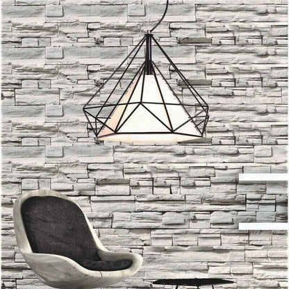 LAMPADARIO GABBIA IN METALLO INDUSTRIALE RETRO E27 PENDENTE VINTAGE NERO SJ098