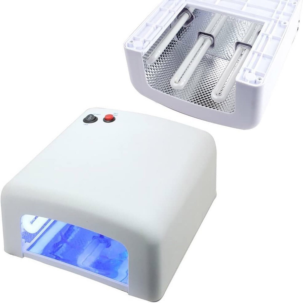 LAMPADINA 9W LED UV RICAMBIO MANICURE UNGHIE FORNETTO MACCHINA NAILS BULBO 9W-L