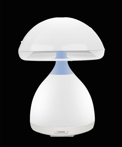 LAMPADA LED RGB A FUNGO COLORI CROMOTERAPIA TAVOLO COMODINO 7 COLORI SENZA FILI