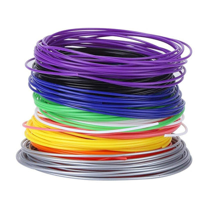 KIT 3 BUSTINE MISTE FILAMENTI PER PENNA 3D PLA DISEGNI RICARICA VARI COLORI