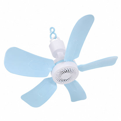 VENTILATORE CASA SOFFITTO 5 PALE ANELLO AGGANCIO ON OFF DIAMETRO 40CM AS-04522