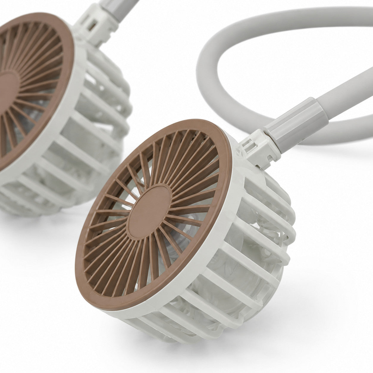 VENTILATORE COLLO PALE PORTATILE RICARICABILE SPORT 3 VELOCITÀ AS-08936