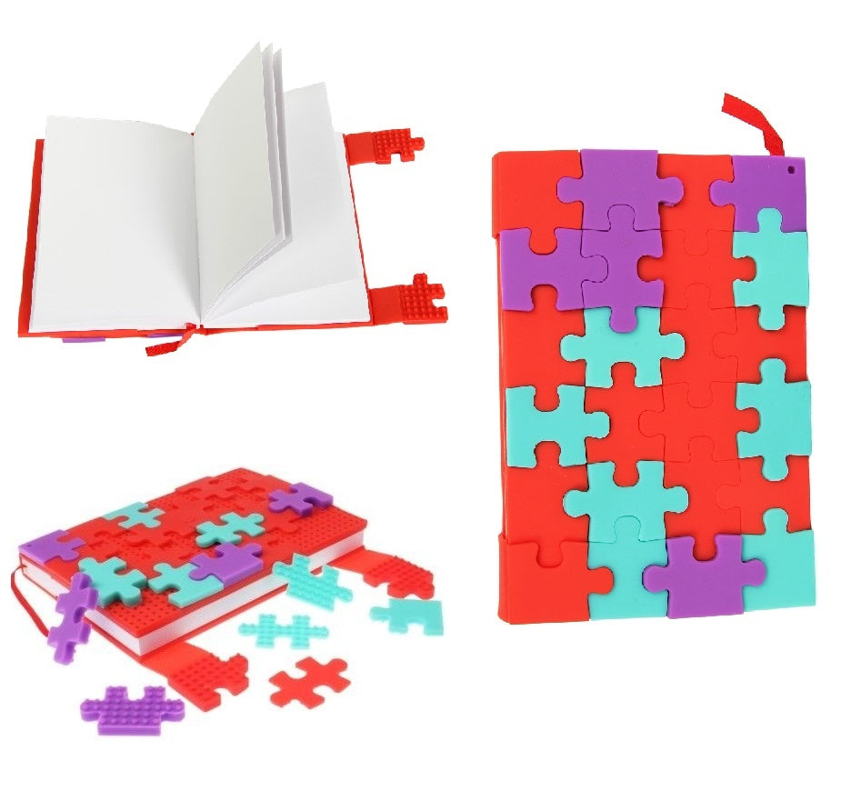 PC CON COPERTINA PUZZLE SMONTABILE SILICONE DIARIO TACCUINO RUBRICA AGENDA