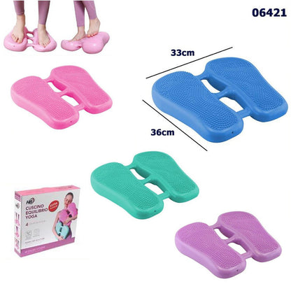 STEPPER GONFIABILE MASSAGGIO PEDALE FITNESS PIEDE YOGA ANTISCIVOLO
