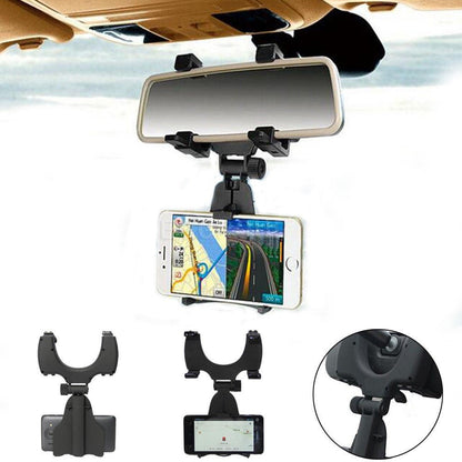 SUPPORTO DA AUTO SPECCHIETTO RETROVISORE PER CELLULARI NAVIGATORE smartphon