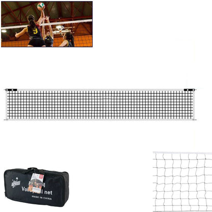 RETE DA PALLAVOLO E BEACH VOLLEY PORTATILE SPORT CON BORSA MISURA 9.5X1MT