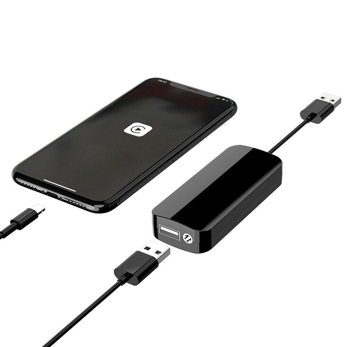 CARPLAY IOS ED ANDROID AUTO DONGLE USB PER AUTORADIO STEREO ANDROID MIRROR LINK