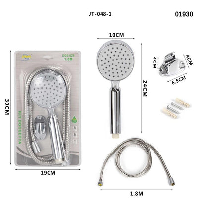 SOFFIONE BRACCIO DOCCINO UNIVERSALE BAGNO DOCCIA VASCA TUBO ROTONDO 01930