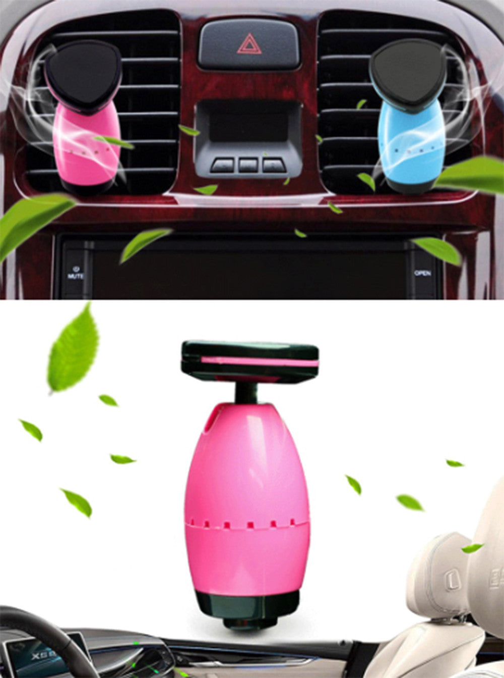 SUPPORTO MAGNETICO DEODORANTE AUTO PROFUMO BOCCHETTE ARIA VENTOLA DIFFUSORE
