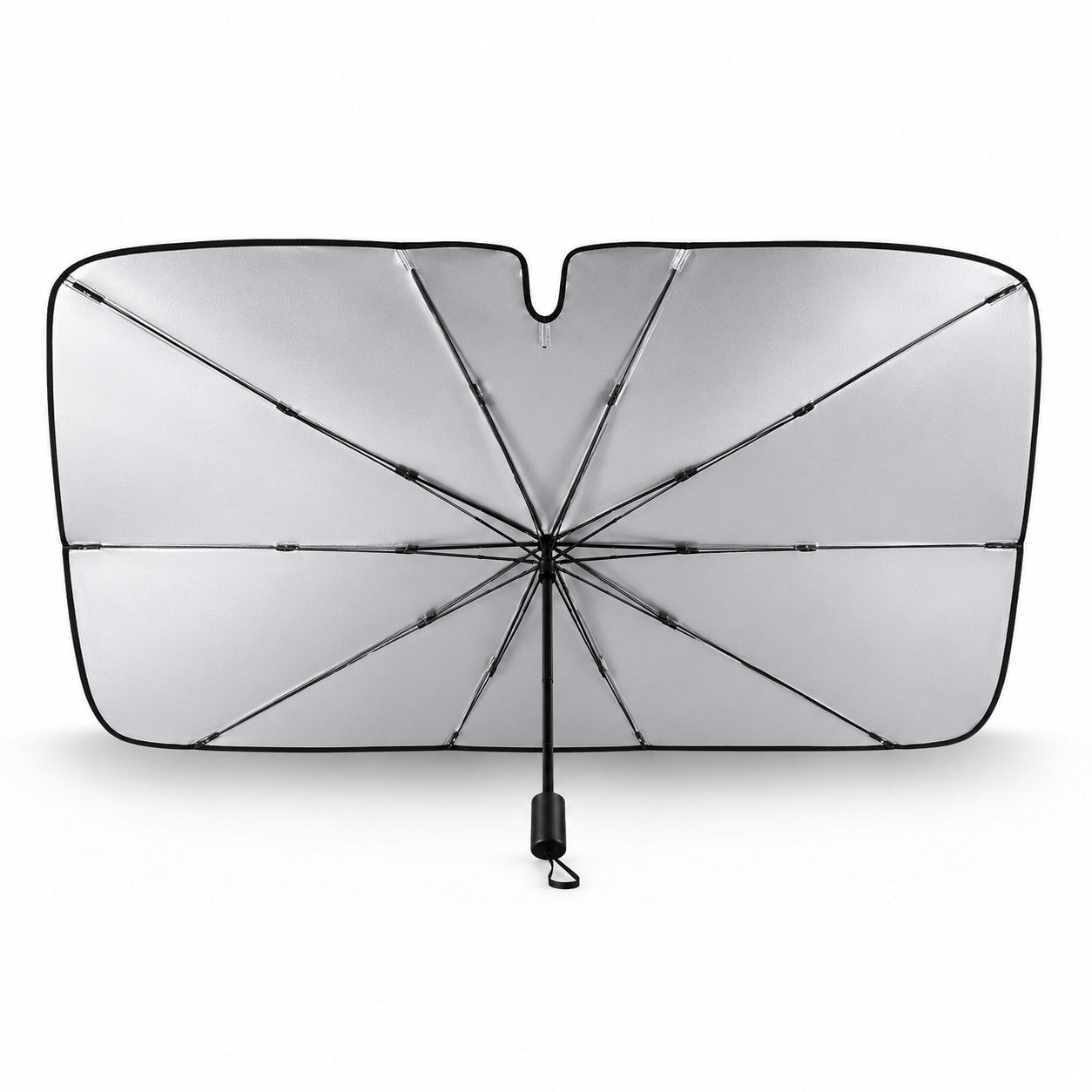 PARASOLE OMBRELLO VETRO ANTERIORE AUTO PARABREZZA PIEGHEVOLE 125X65CM AS-00018