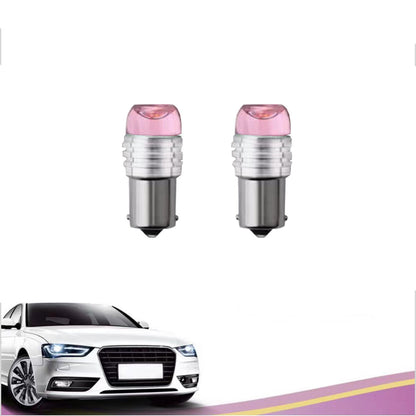 COPPIA LAMPADINE 3 LED SMD 1156 AUTO LUCE ROSSA 1.5W LAMPADINA STOP 12V 02744