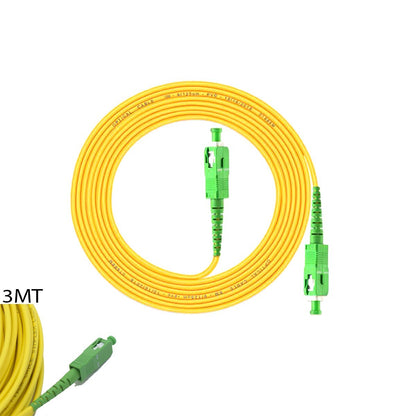 CAVO FIBRA OTTICA UNIVERSALE PATCHCORD MONOMODIALE FTTH 9/125 SC/APC 3MT