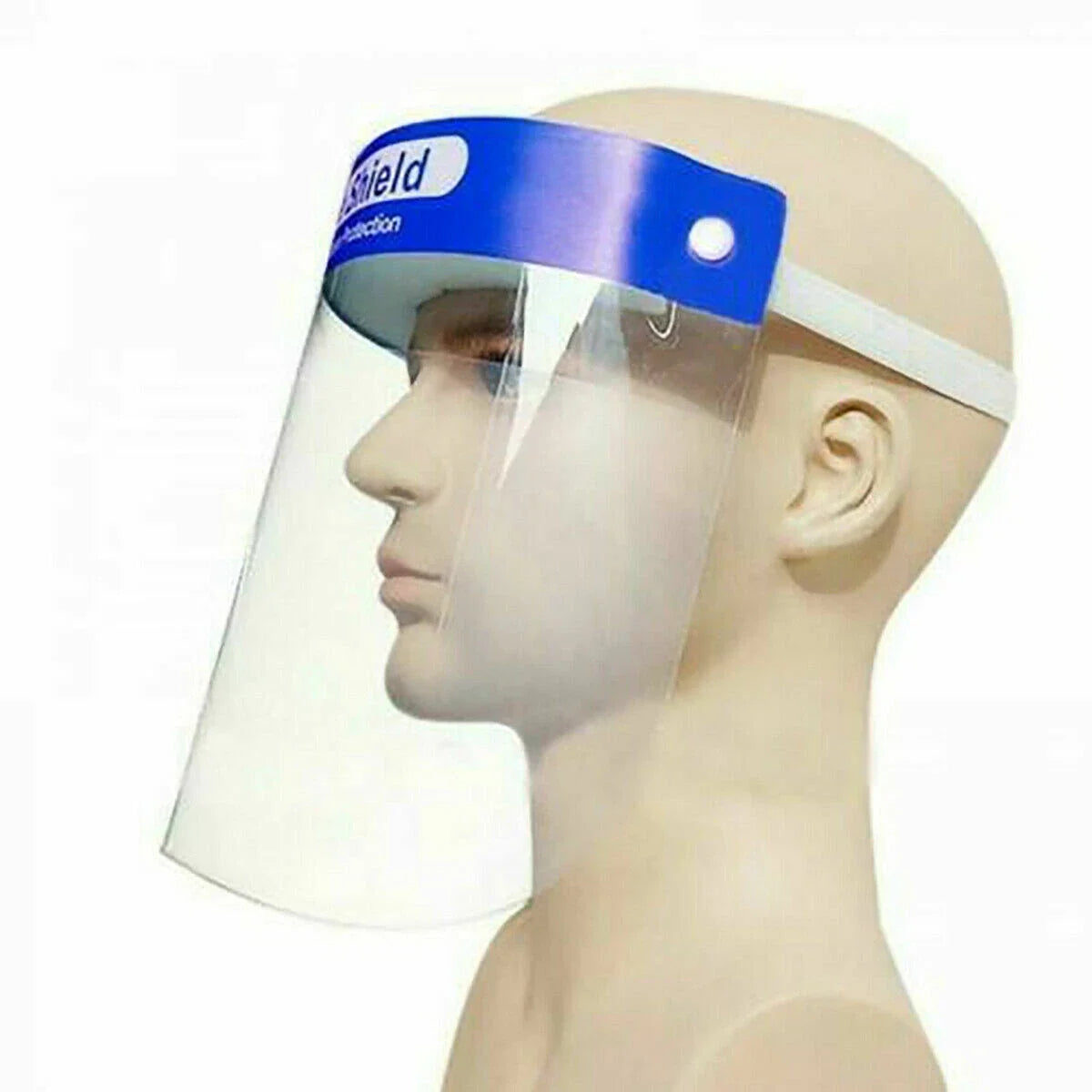 SET 4 VISIERE PROTETTIVA TRASPARENTE VISIERA VISO PROTEZIONE PARASCHIZZI TESTA