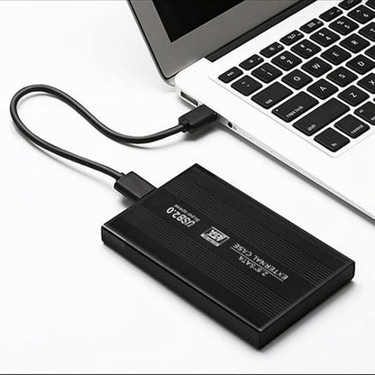 CASE BOX ESTERNO PER HARDISK HARD DISK ALLUMINIO HD 2.5" SATA USB 2.0 HDD LE-105